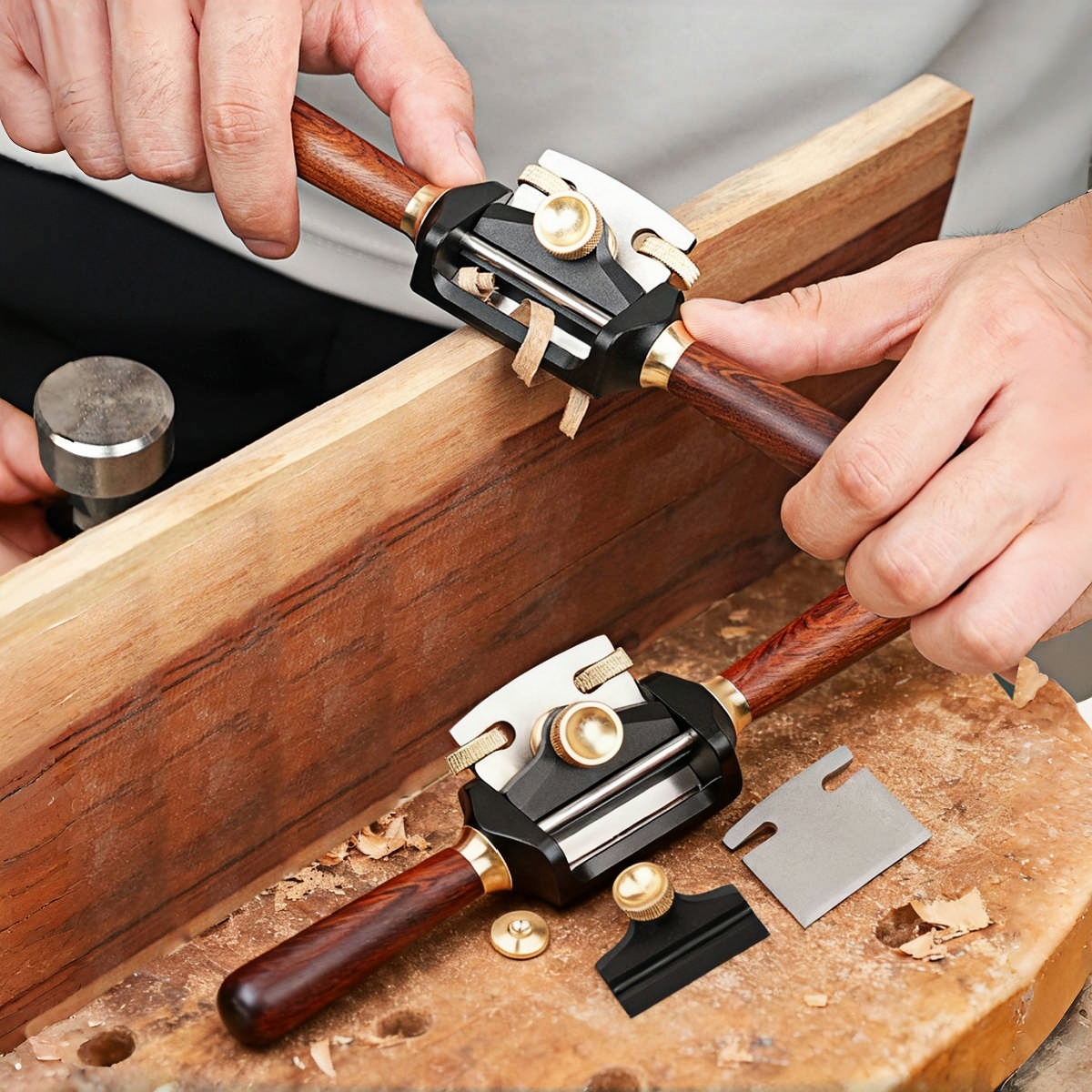Aluminum Alloy Mini Wood Plane - Woodworking Veneer Cutter ulasan dan harga