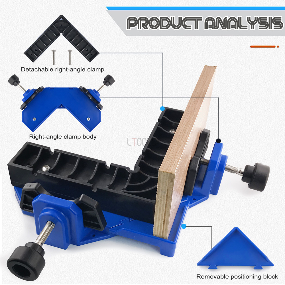 90 Degree Right Angle Clamp Se - Woodworking Right Angle Clamp ulasan dan harga
