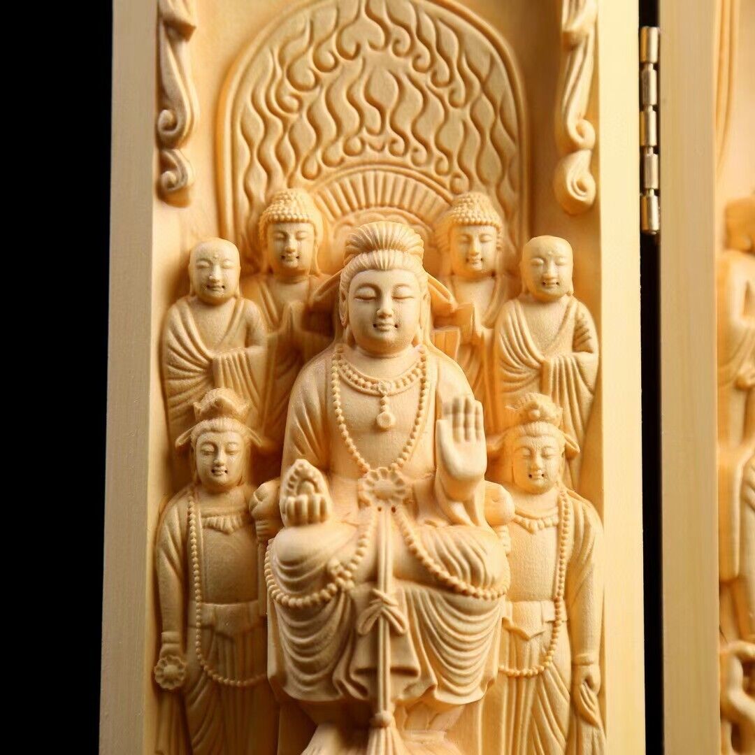 Chinese Nice Art Work Boxwood  - Zen Woodworking ulasan dan harga