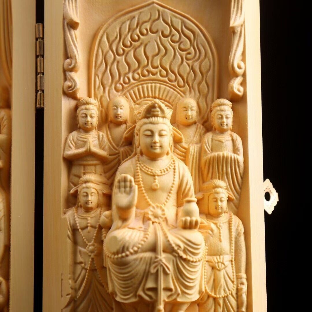 Chinese Nice Art Work Boxwood  - Zen Woodworking ulasan dan harga